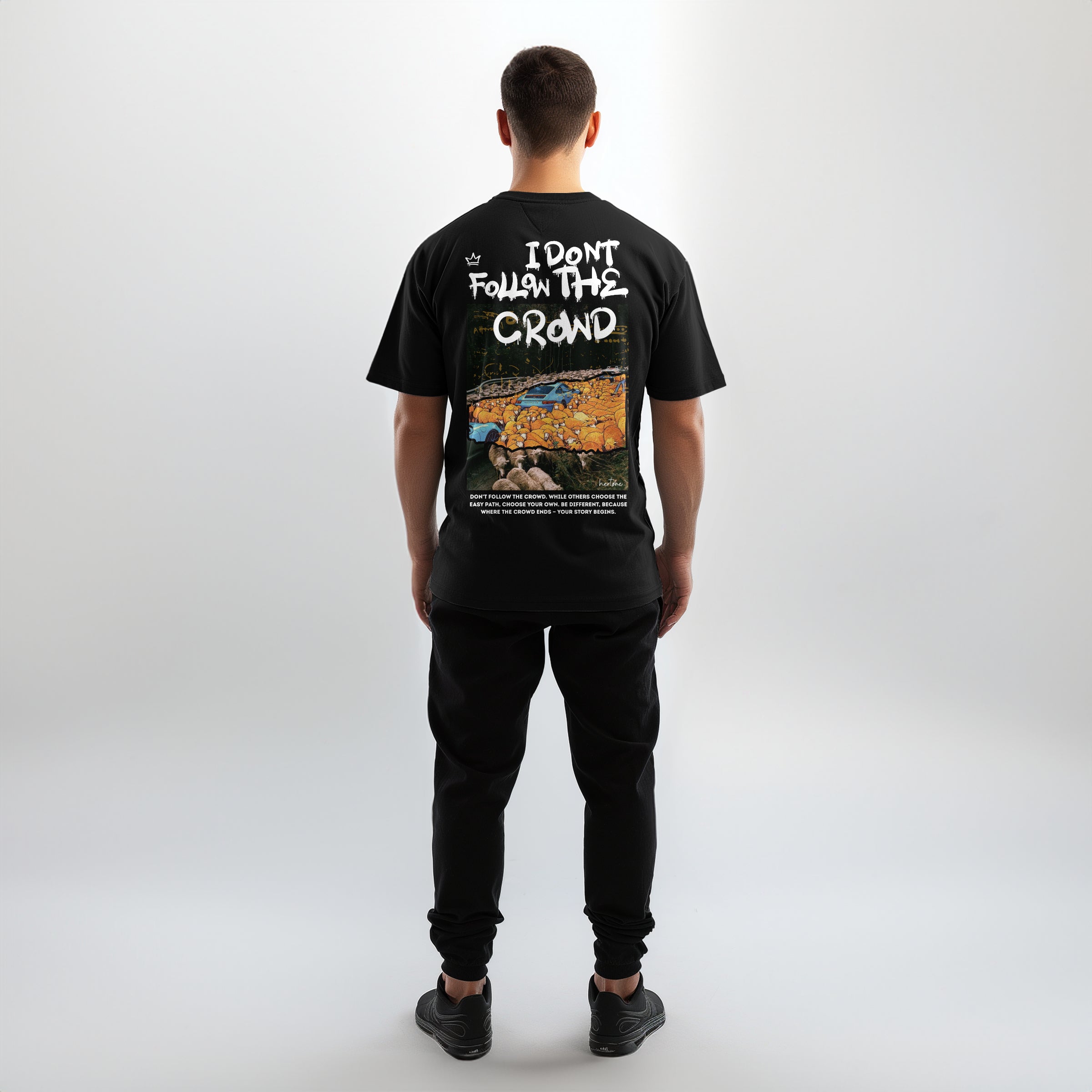 I don't follow the crowd t-shirt