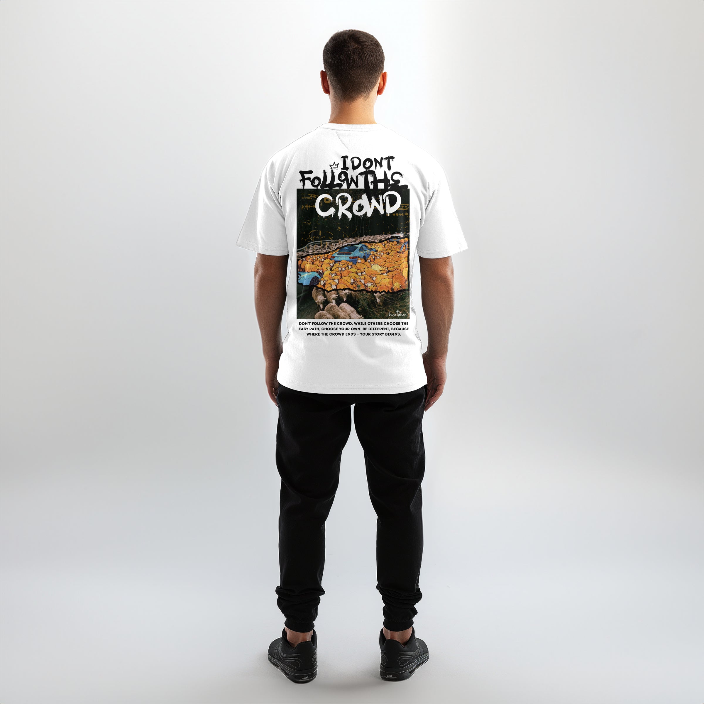 I don't follow the crowd t-shirt